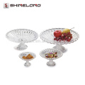 P057 Banquet Plastic Acrylic Water Drop Rim Food Display Stand